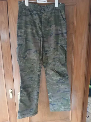 Pantalón militar camuflaje mujer talla 40