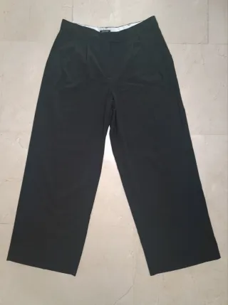 Pantalón de traje negro mujer