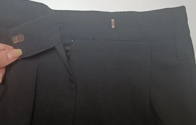 Pantalón de traje negro mujer