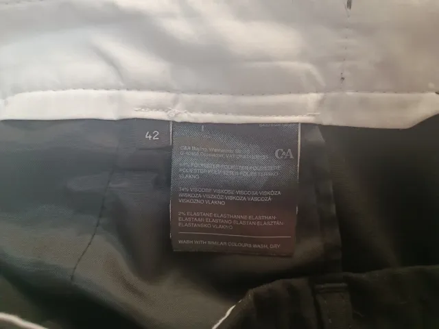 Pantalón de traje negro mujer