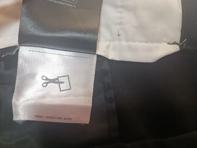 Pantalón de traje negro mujer