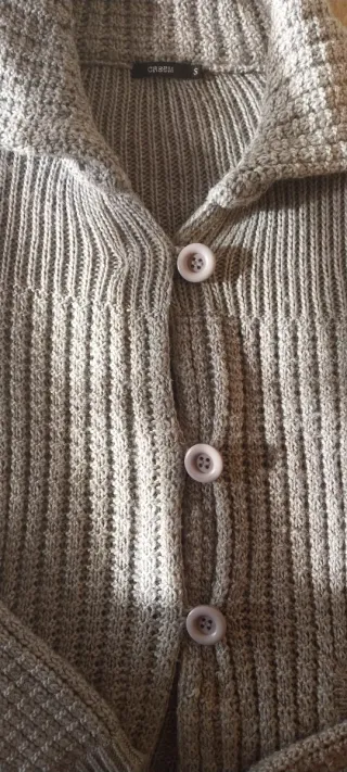 Jersey punto CREAM gris talla S