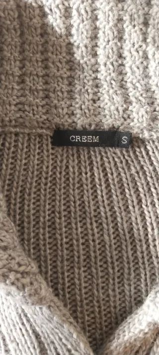 Jersey punto CREAM gris talla S