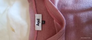 Jersey mujer rosa con estampado floral