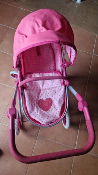 Cochecito de juguete rosa. Isabella by saics.
