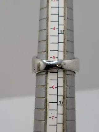 Anillo Sello de Plata de 1ª ley 925 y Circonitas