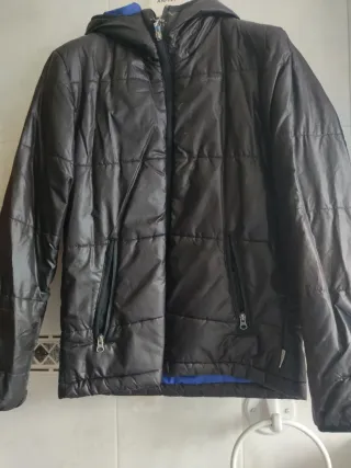 Chubasquero Quechua hombre negro/azul