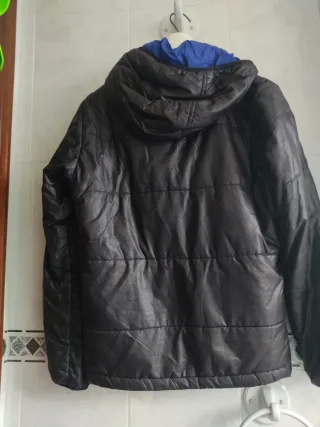 Chubasquero Quechua hombre negro/azul