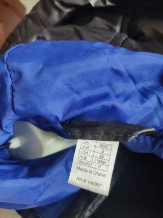 Chubasquero Quechua hombre negro/azul