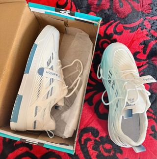 Zapatillas Fashion Unisex Blancas y Azules