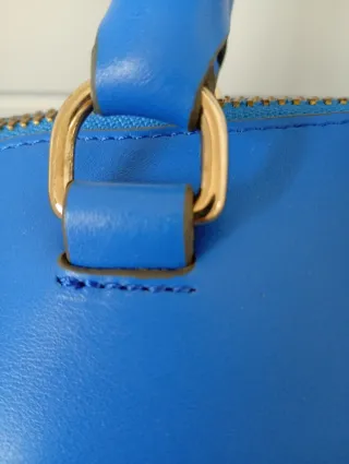 Bolso en piel Mandarina Duck Azulón