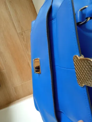 Bolso en piel Mandarina Duck Azulón