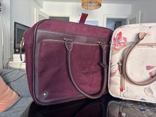 Maletín ordenador estampado floral