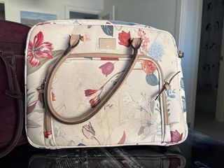 Maletín ordenador estampado floral
