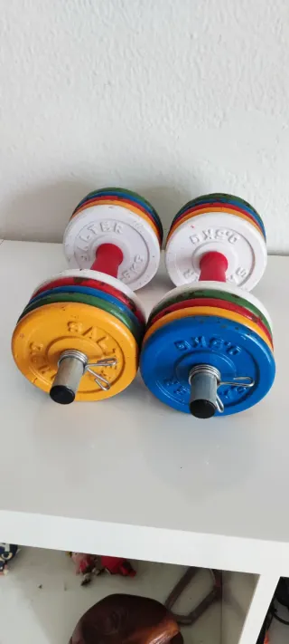 Manubri regolabili da 5 kg in colori