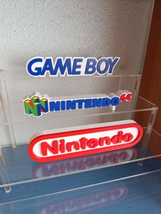 Letreros videoconsolas nintendo