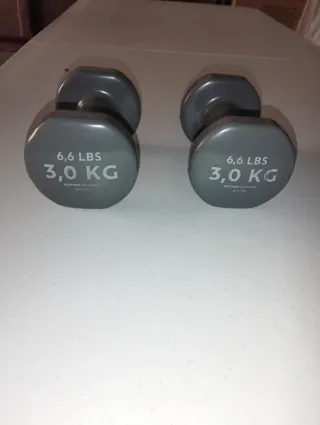 Mancuernas 3kg (6.6 LBS) Decathlon