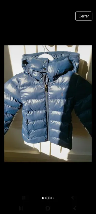 Plumífero Polo Ralph Lauren Azul talla 5