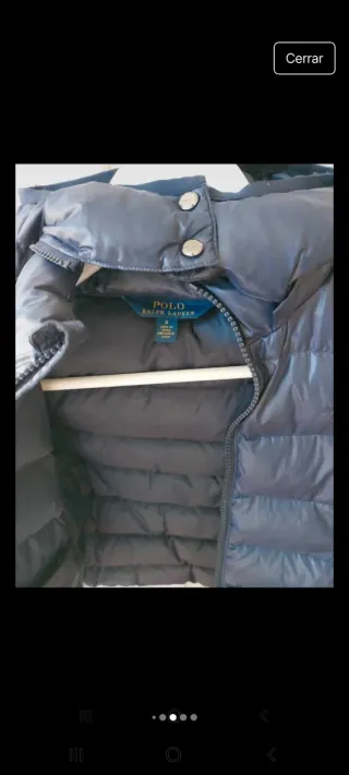 Plumífero Polo Ralph Lauren Azul talla 5