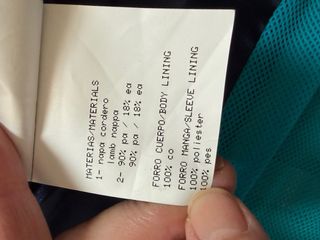 Chaqueta mujer Siosi Piel y Elástico