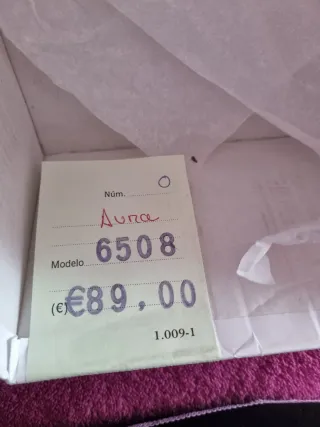 Zapatos Aura Blanc Piel Talla 40 Tacón 9cm