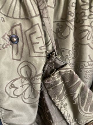 Parca Desigual Verde Talla M