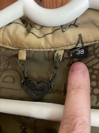 Parca Desigual Verde Talla M