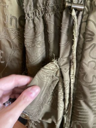 Parca Desigual Verde Talla M