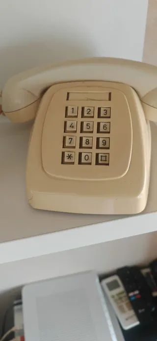 Teléfono fijo Heraldo Beige