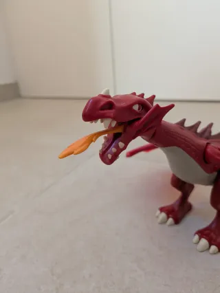 Playmobil Dragón y Guerrero