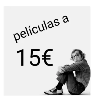 Películas a 15€ unidad
