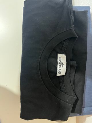 Camiseta Stone Island Negra Talla S