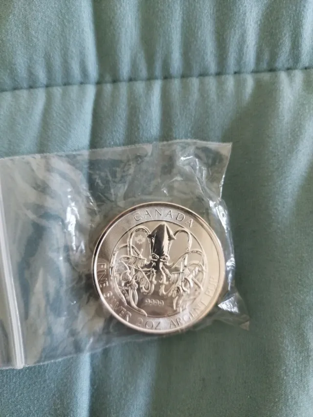 Onza de Plata 2 oz Kraken