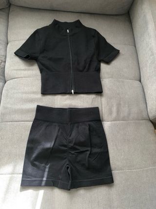 CONJUNTO DEPORTIVO MUJER NEGRO (XXS)