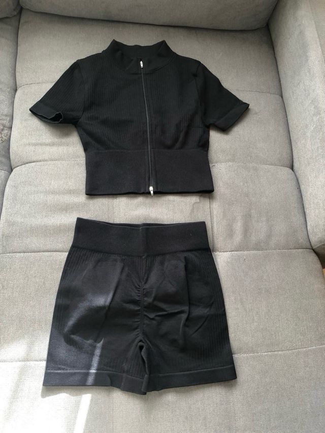 CONJUNTO DEPORTIVO MUJER NEGRO (XXS)