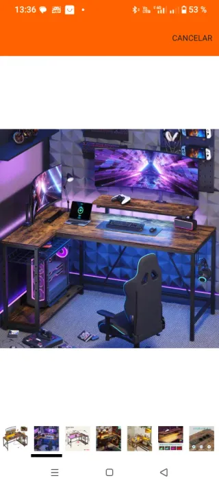 Escritorio Garmin L-Shape Nuevo