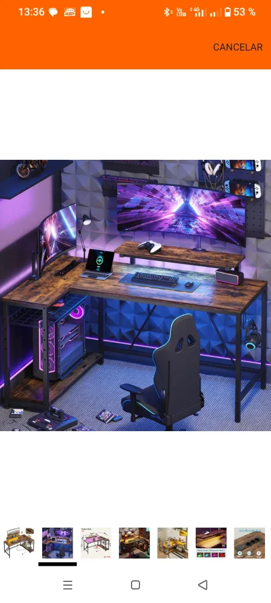 Escritorio Garmin L-Shape Nuevo