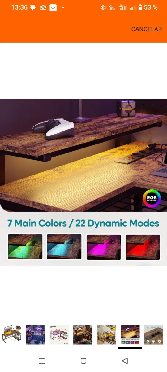 Escritorio Garmin L-Shape Nuevo