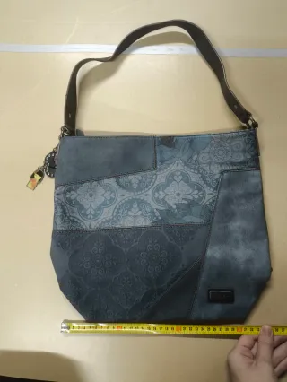 Bolso Kimmidoll Gris Patchwork