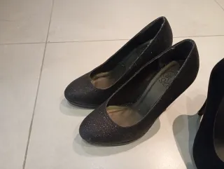 Zapatos de fiesta negros - 2 pares