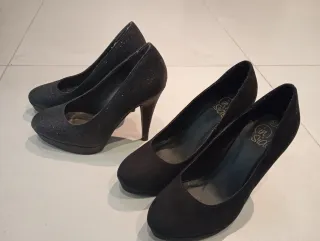 Zapatos de fiesta negros - 2 pares