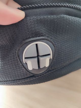 Mochila portátil negra