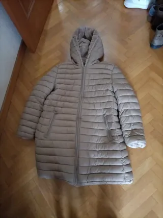 Parka reversible beige talla XL
