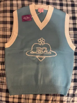 Chaleco de punto Fake Gods azul