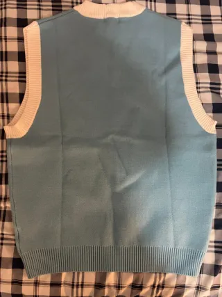 Chaleco de punto Fake Gods azul