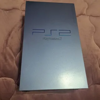 Playstation 2 Aqua Azzurra con Scatola e Manuali