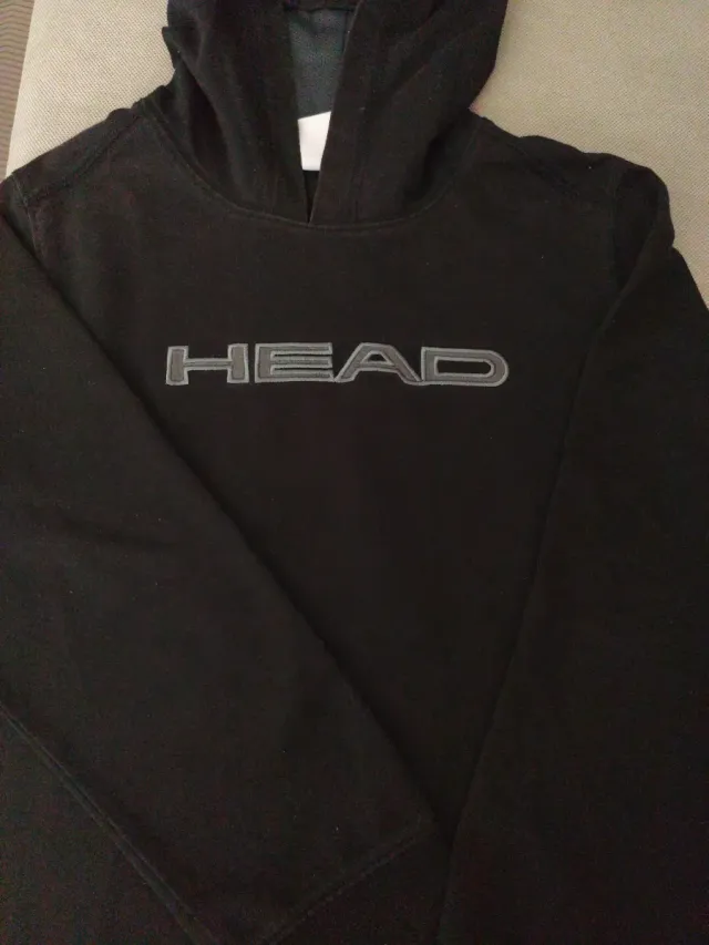 Sudadera HEAD negra 164cm