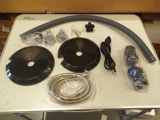 Lavabo portátil de plástico más accesorios