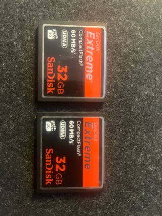 SanDisk Extreme 32GB CompactFlash Tarjetas