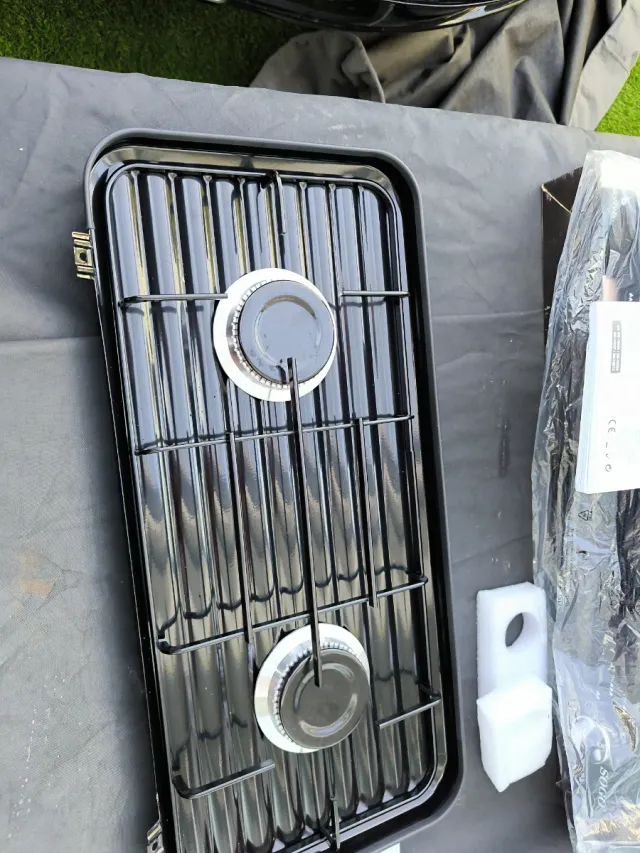 Fornello a Gas per Campeggio Sogo 2 Fuochi SS-10235